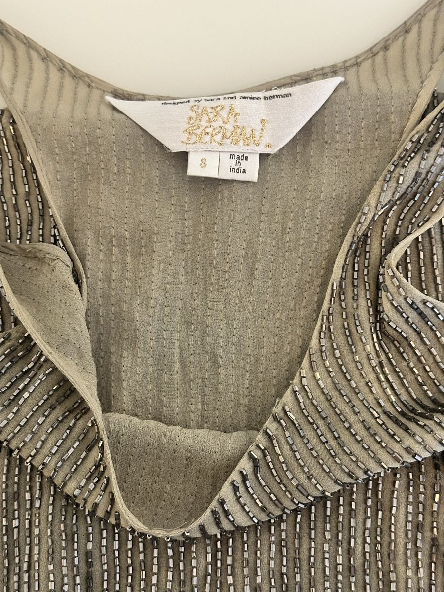 Vestiti: Designerkleid von Sara Berman mit Pailletten – Usato da Zürich venduto da Mona-L 9