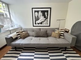 Splitback Sofa, grau