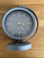 Tischuhr grau Marke C37-568570 guter Zustand