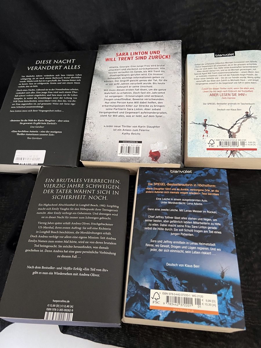 Libri: 5 Bücher Karin Slaughter – Usato da Oftringen venduto da Stukaof 1