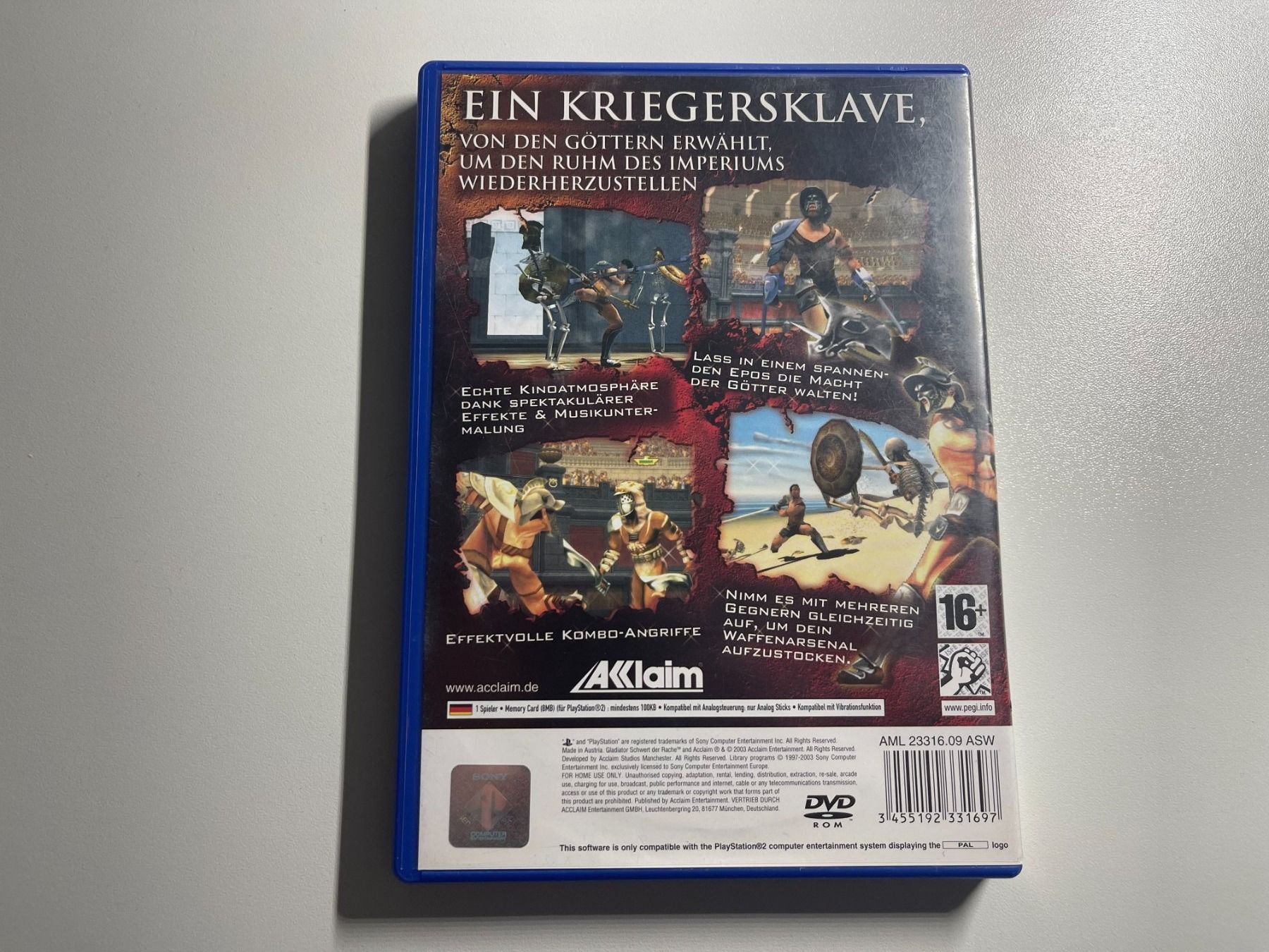 Sony Spiele: Gladiator: Schwert der Rache, Sony Playstation 2, PS2 – Gebraucht aus Couvet von nay_prh5 2