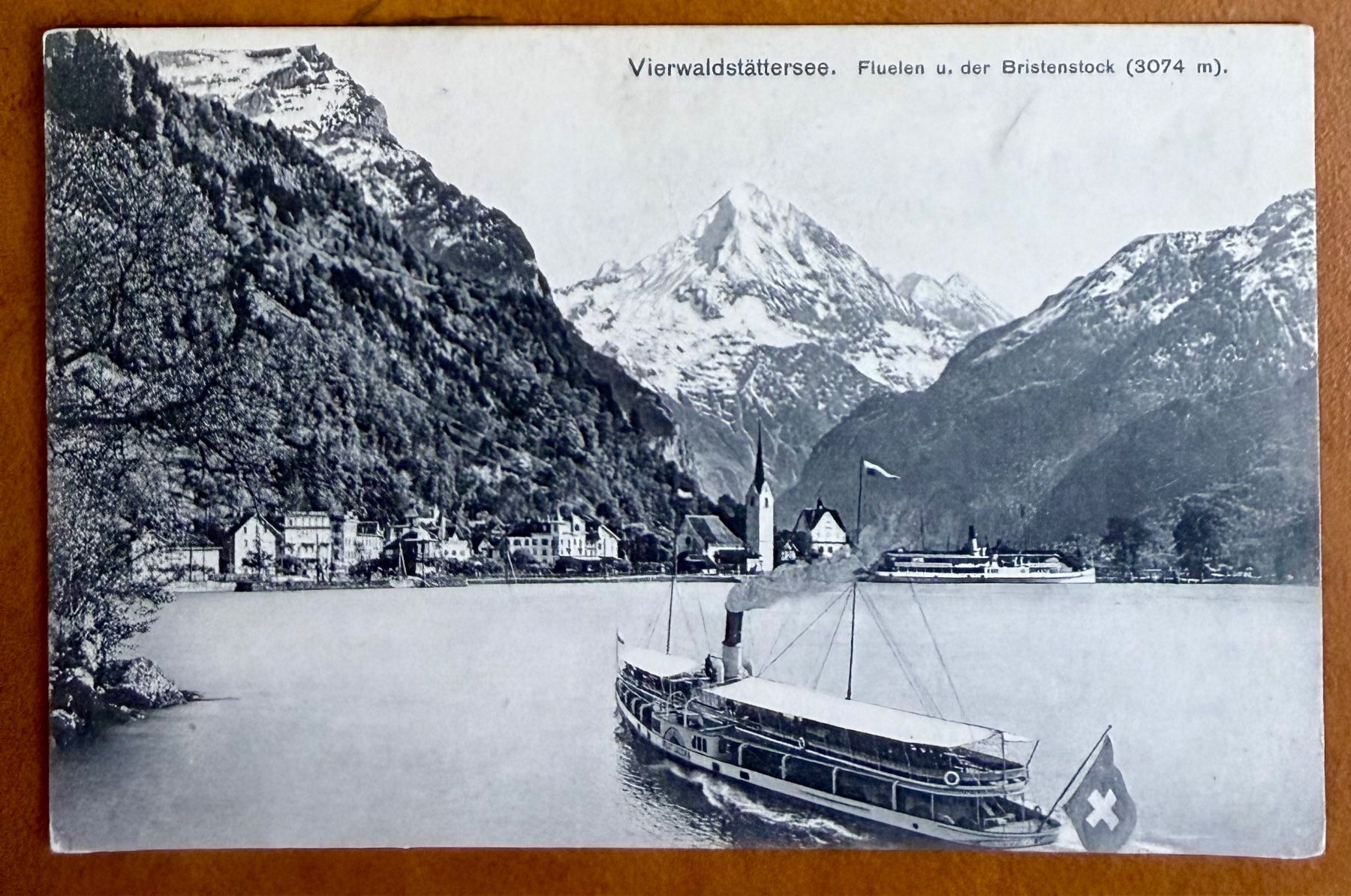 Ansichtskarten: Flüelen - Dampfschiff - AK – Gebraucht aus Lutry von Ediego