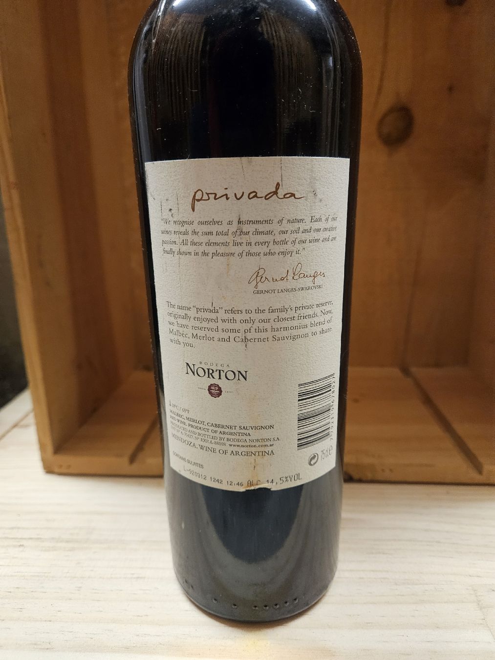 Vino: Norton Privada 2009 – Nuovo e nell'imballaggio originale da Zofingen venduto da WouterSamwel 1