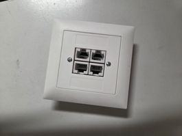 UP Feller telefon Dose Cat3 RJ11 Keystone Telephone 4Pin