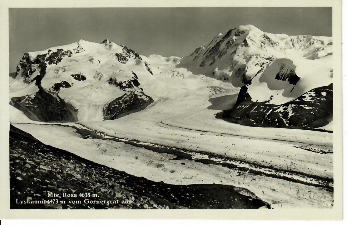 Cartoline postali: Mte. Rosa – Usato da Hochdorf venduto da Ziegel-16