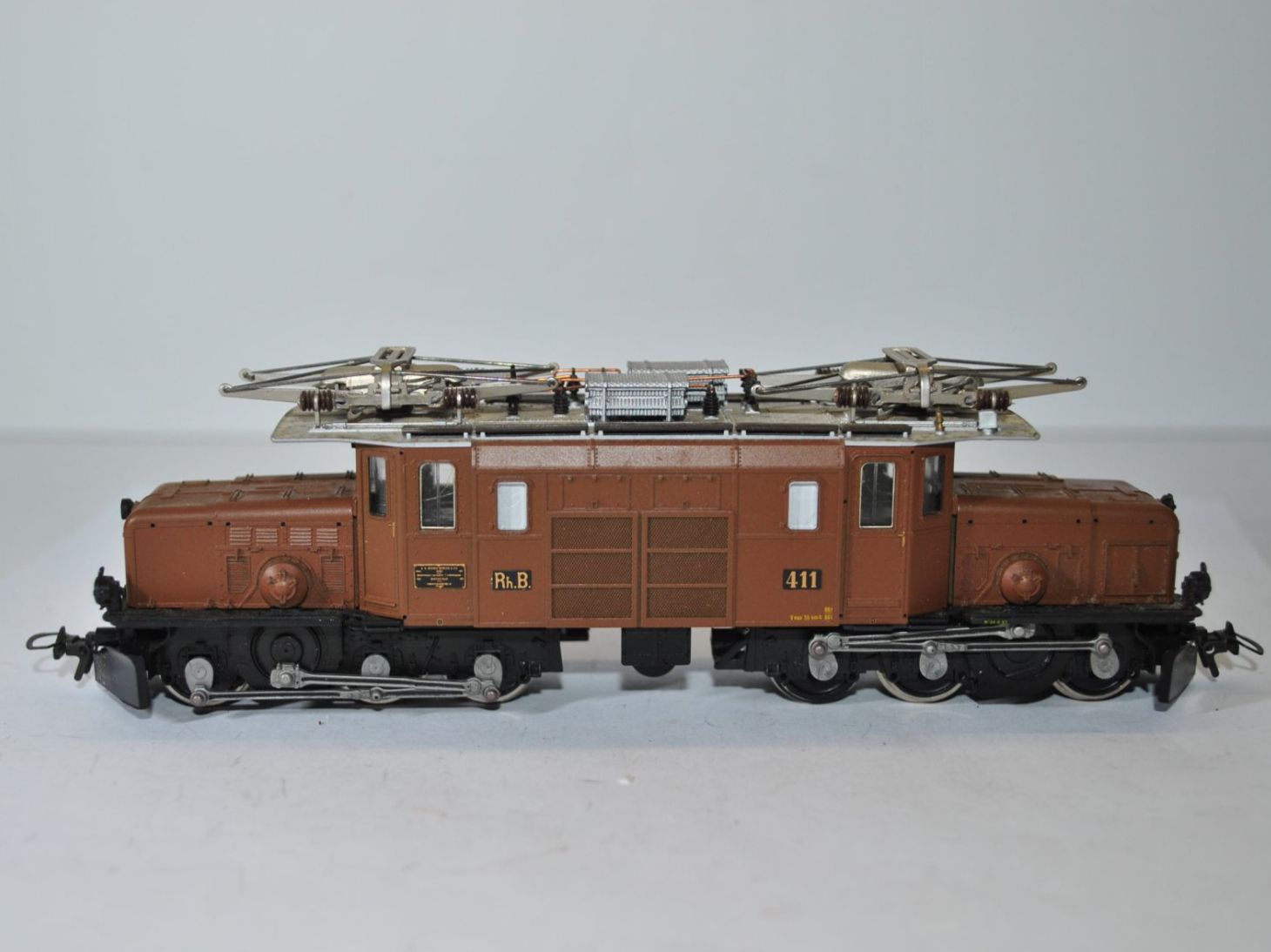 Bemo Modellini di ferrovie: Bemo Elektrolok RhB (EJV023) – Usato da Aarwangen venduto da Leg_10439