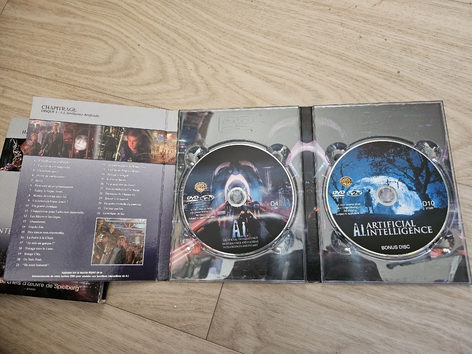 Tutti i DVDs: DVD A.I. Intelligence Artificielle - Spielberg – Usato da La Joux FR venduto da car_ck96 2
