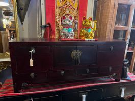 Asiatisches Sideboard aus dunklem Holz | LIQUIDATIONSVERKAUF