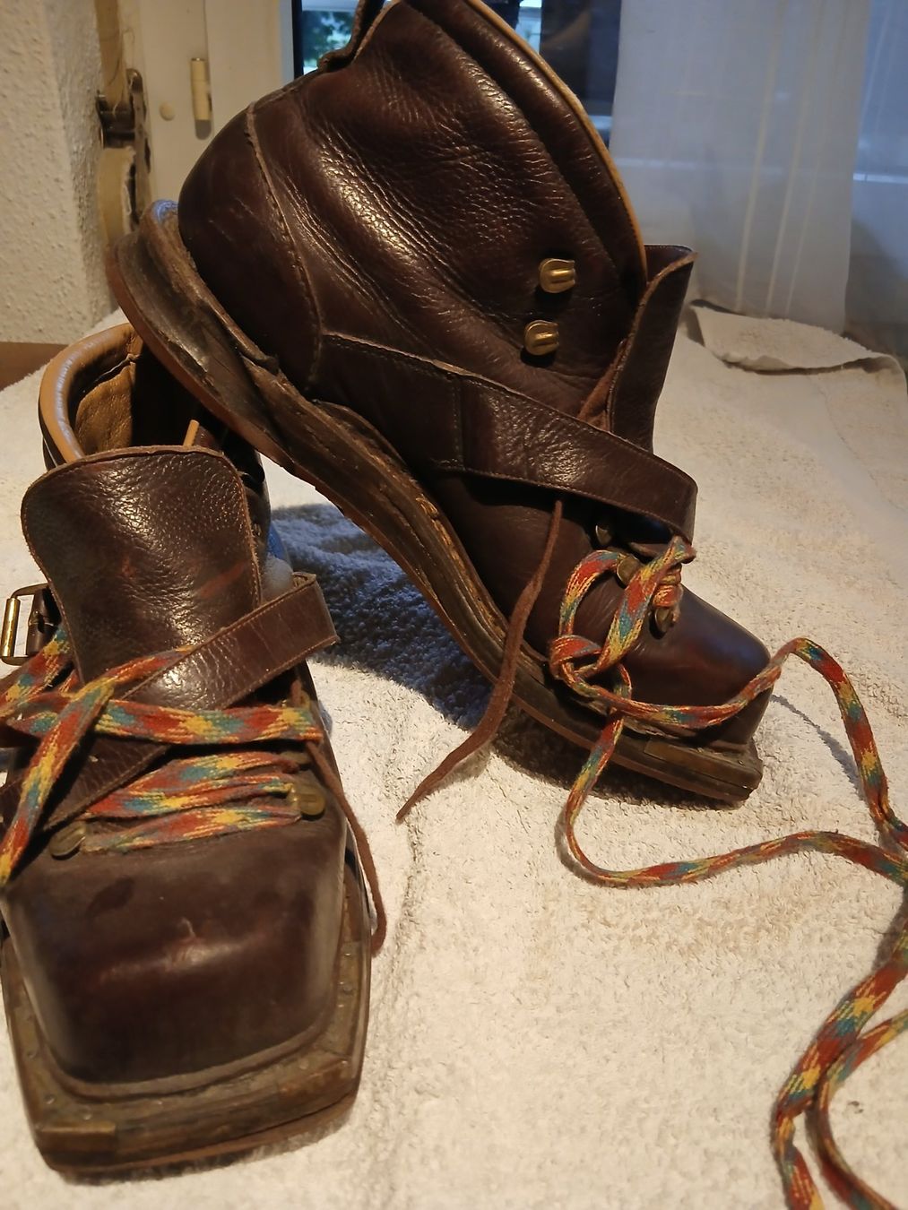 Scarpe da uomo: Lederwanderschuhe Belle Epoque Steampunk Larp – Usato da Eschenbach LU venduto da pat_d6ql