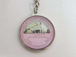 Schlüsselanhänger Grammophon Nipper