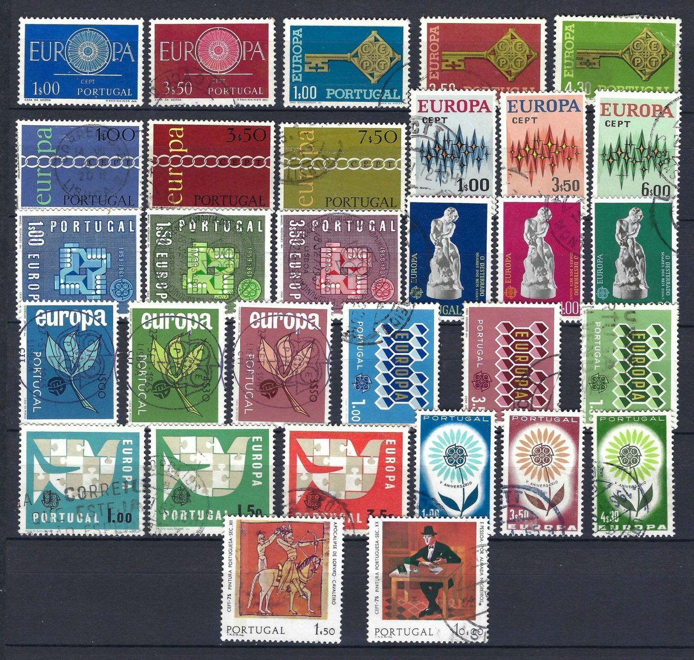 Tutti i francobolli: Portugal cept Used – Usato da Laupersdorf venduto da Rc.Jb