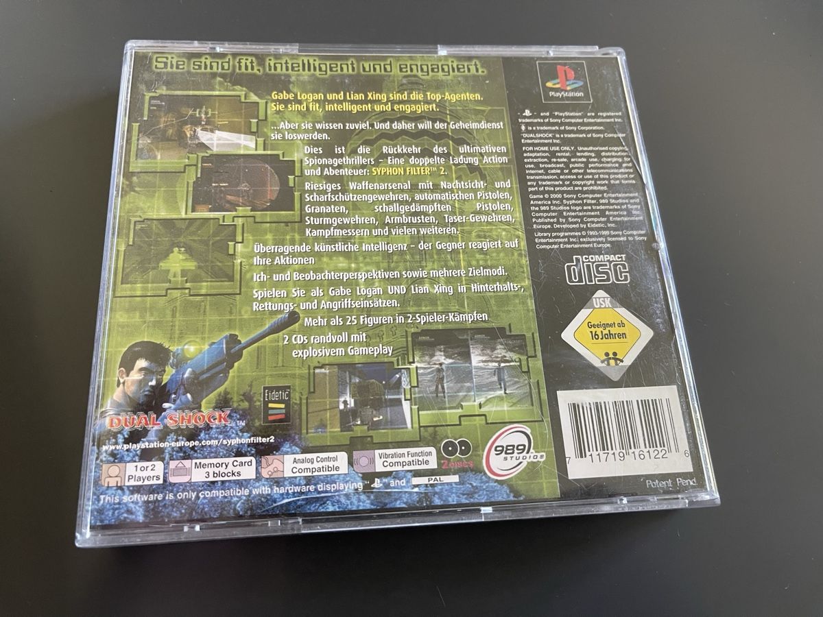 Sony Spiele: Playstation 1 Game Syphon Filter 2 - Top! Ps1 – Gebraucht aus Zuerich von Dorsi 1