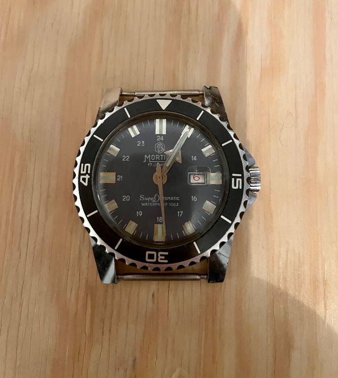 Mortima Superdatomatic Skin Diver Uhr Vintage Kaufen auf Ricardo