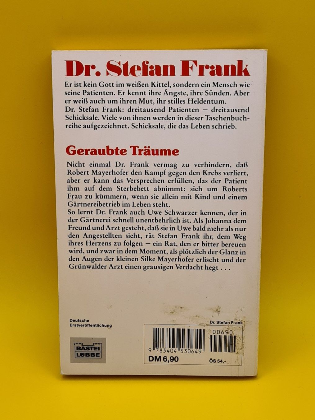 Libri: Arztroman | Dr. Stefan Frank | Geraumte Träume – Usato da Dietikon venduto da Jacky1983 1