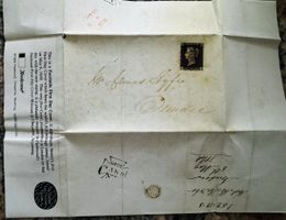 Antique Invoice Receipt London 1840 Document Letter
