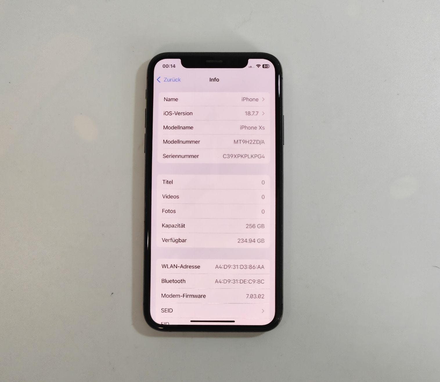 Apple Telefoni cellulari / Smartphones: iPhone XS 256GB  – Difettoso da Ehrendingen venduto da Rocky985 2