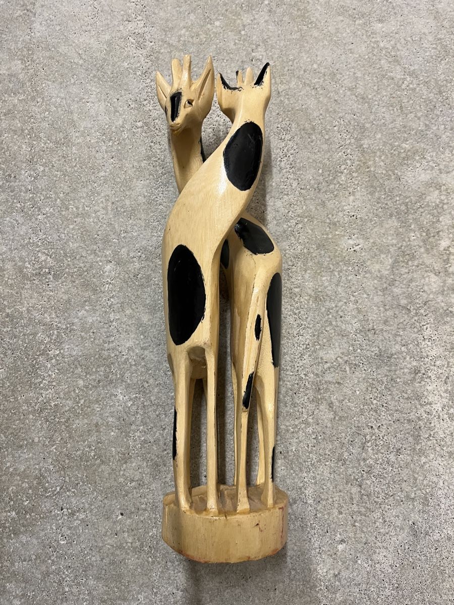 Statuette: Holzgiraffe - handgefertigt – Usato da Fribourg venduto da RafaelFilliger 2