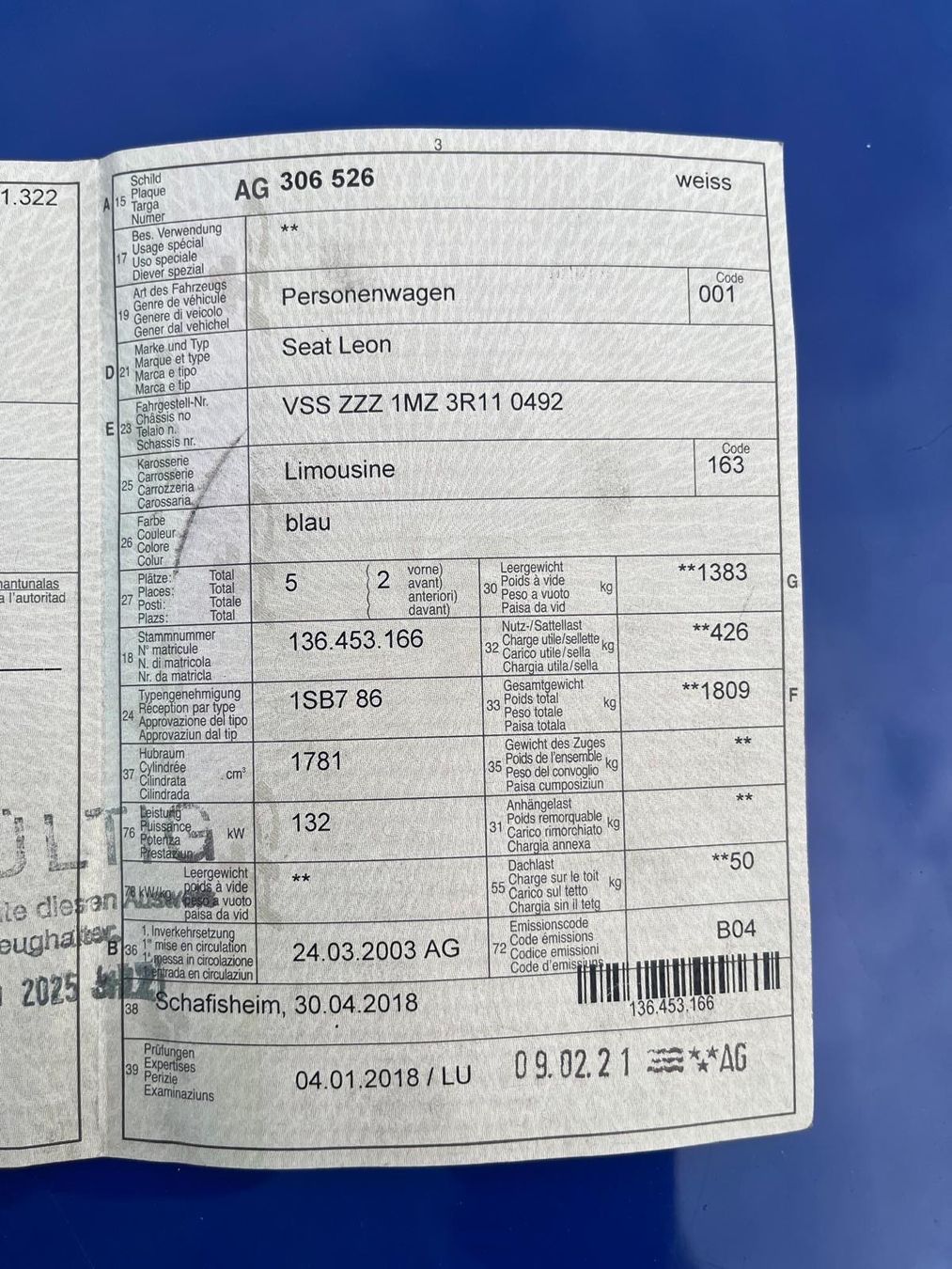 Seat Automobili: Seat Leon – Usato da Schongau venduto da Nimra33 3