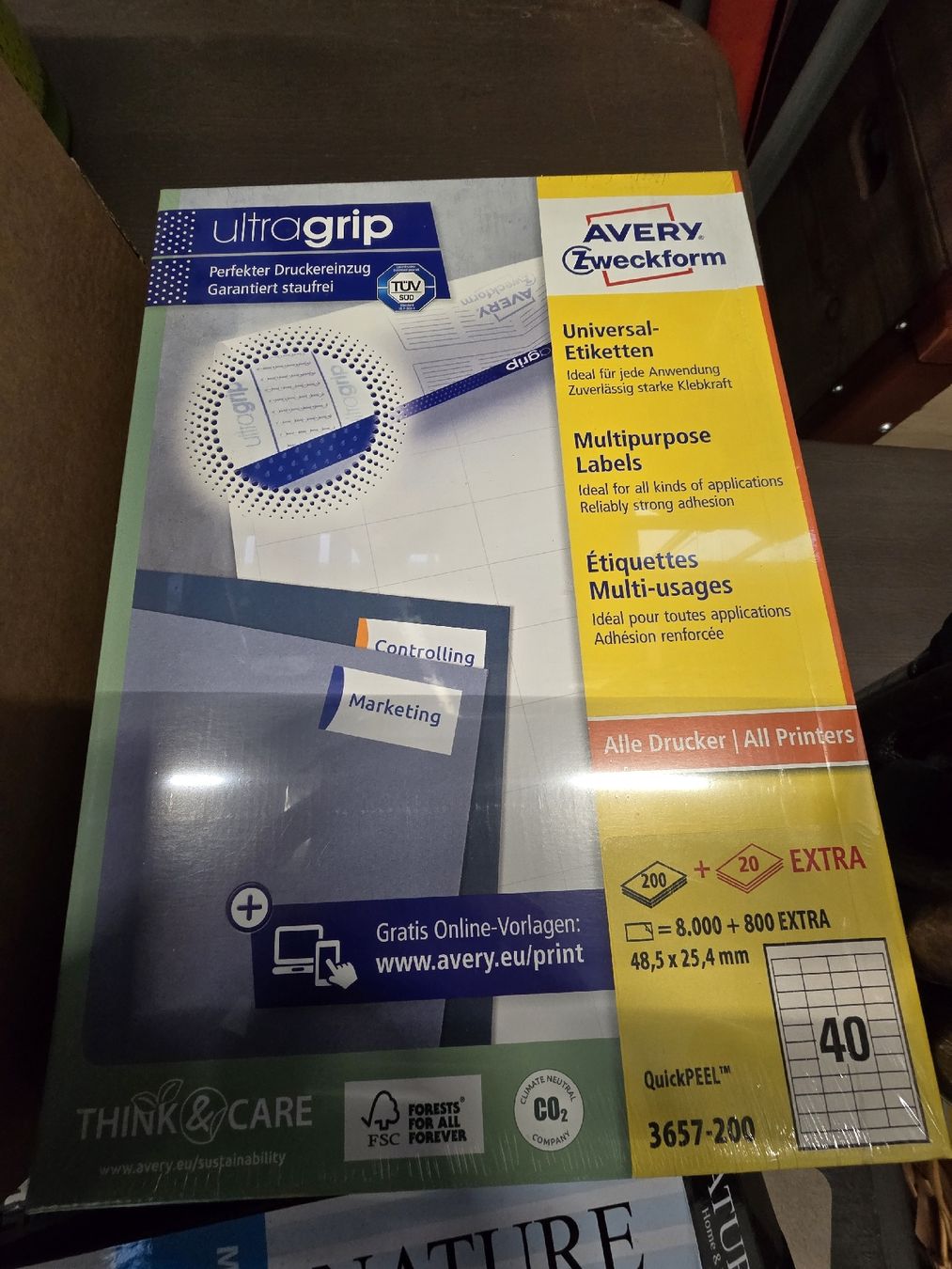 Avery Zweckform Sticker: Etiketten AVERY neu und ungeöffnet – Nuovo e nell'imballaggio originale da Steinen venduto da Stud2