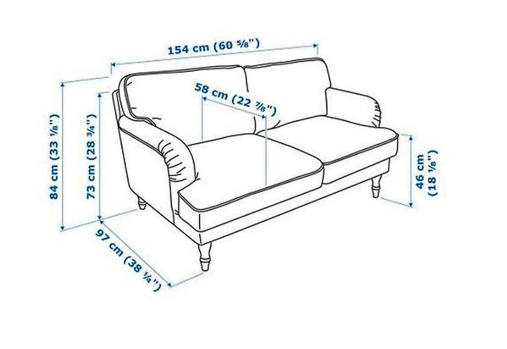 Divani: IKEA STOCKSUND 2-Sitzer-Sofa grau – Usato da Zürich venduto da cj8055 3