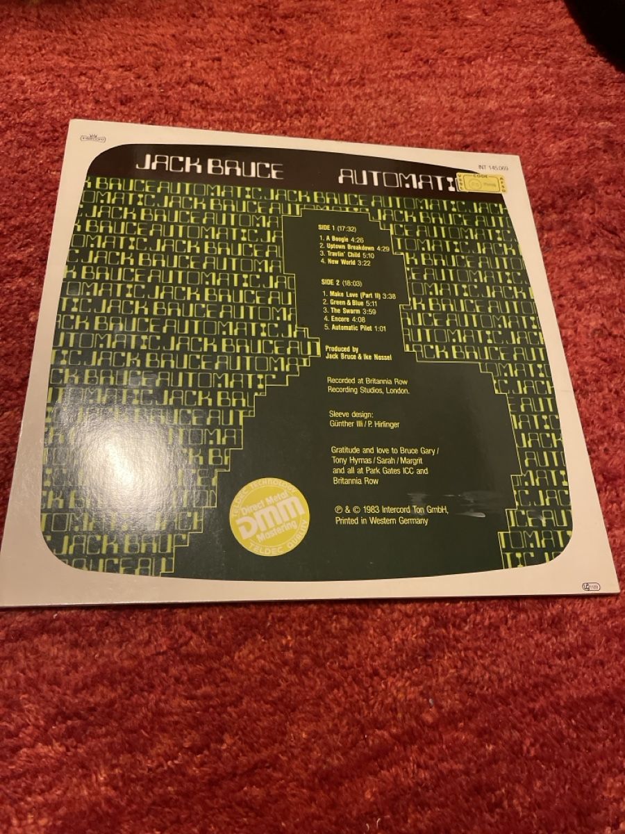 Dischi in vinile: Jack Bruce – Automatic, seltene Platte! – Usato da Unterkulm venduto da AnoliOccasion 1