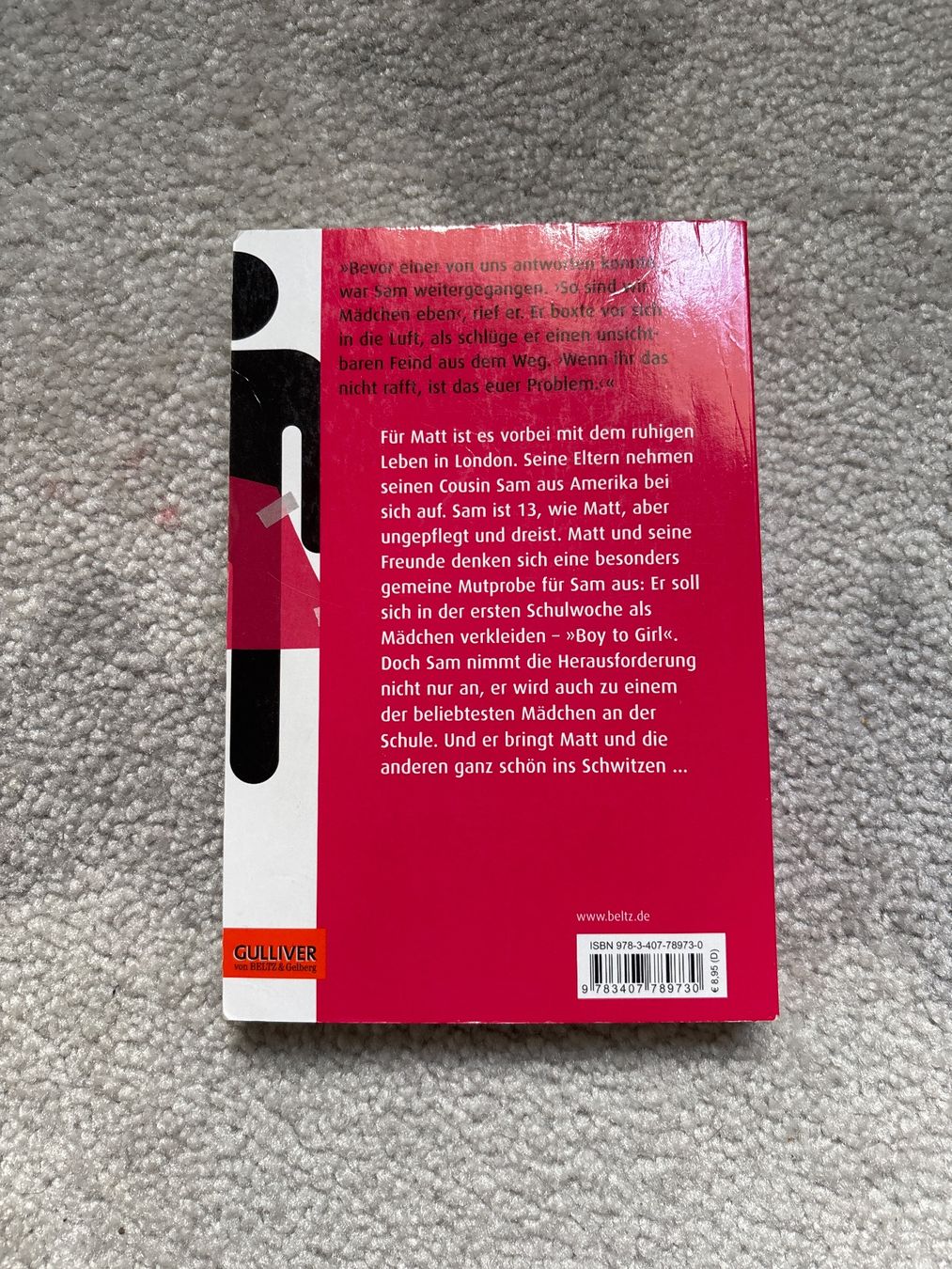 Bücher: boy2girl von Terence Blacker – Gebraucht aus Grub SG von Vinciguerra 1