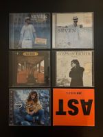 6 Musik CD's CH Rock-Pop, Matter, Ast, Sina, Seven, Eicher