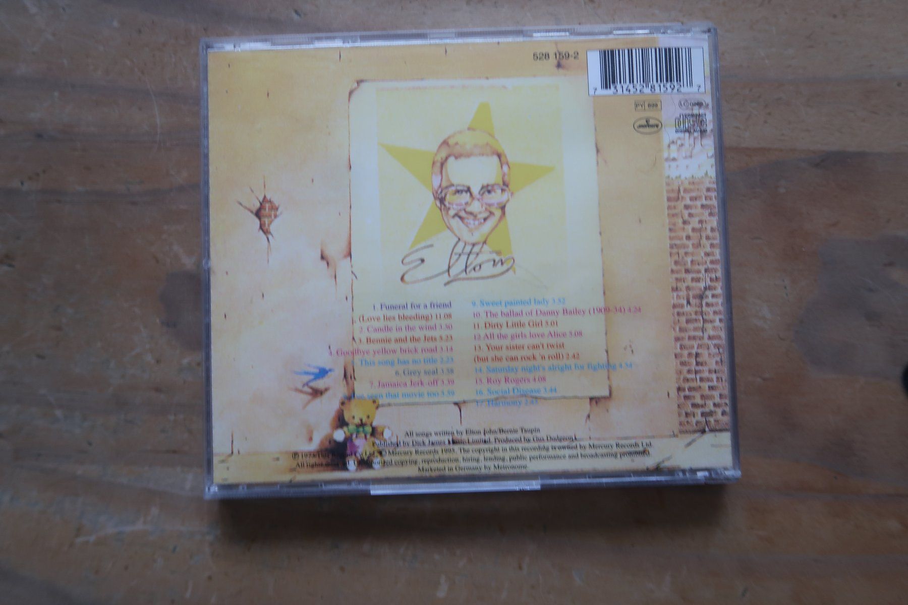 CD: ELTON JOHN - GOODBYE YELLOW BRICK ROAD - CD – Usato da Basel venduto da Patiscat 1