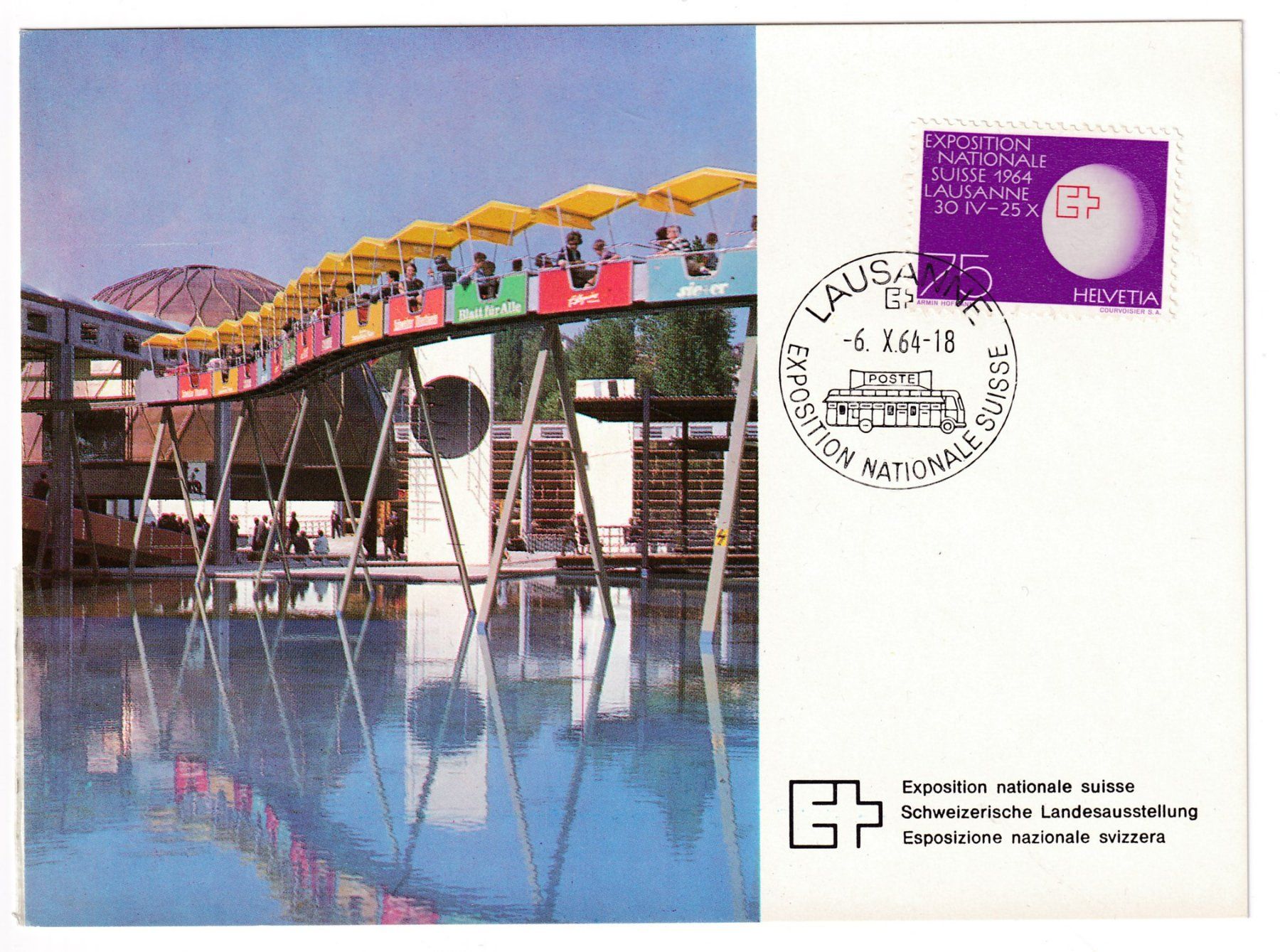 Alle Briefmarken: Landesausstellungs Karten 1964 – Gebraucht aus Neuchâtel von karlpierrino 2