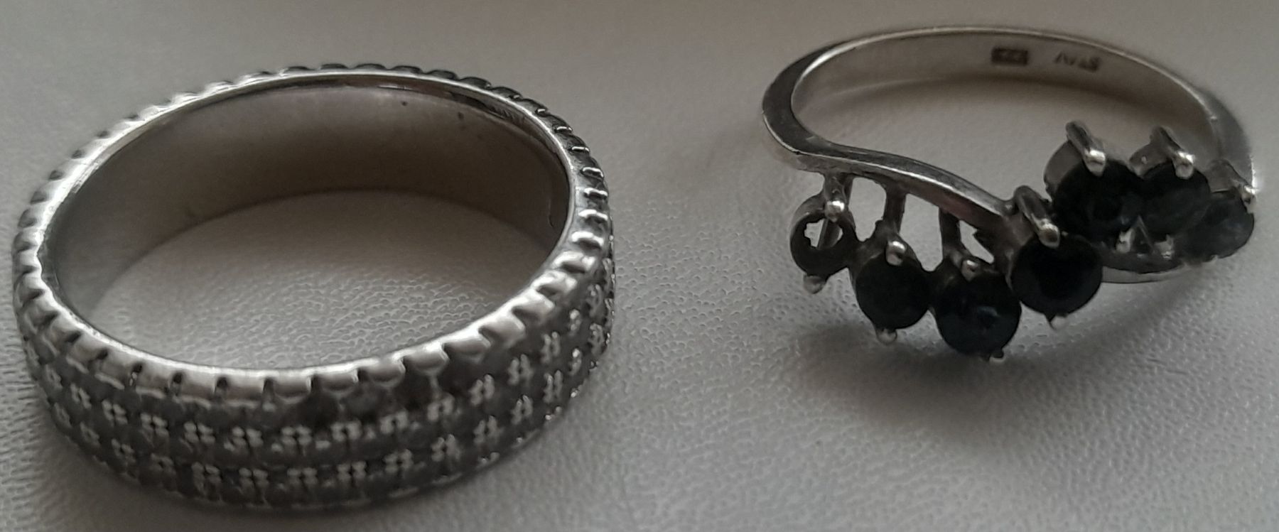 Ringe: 2×Bagues en argent 925 – Defekt aus Lausanne von Glam-Luxe 3