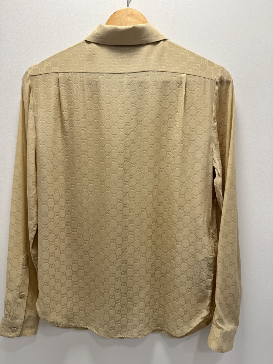 Gucci Blusen: Blouse Gucci GG pattern beige size 38, new! – Neu (gemäss Beschreibung) aus Thonex von Lux_brands01 5