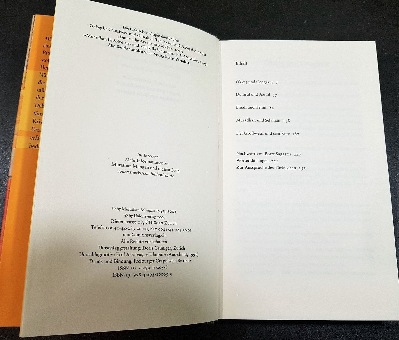 Libri: Murathan Mungan: Palast des Ostens – Usato da Jegenstorf venduto da ladoga66 1