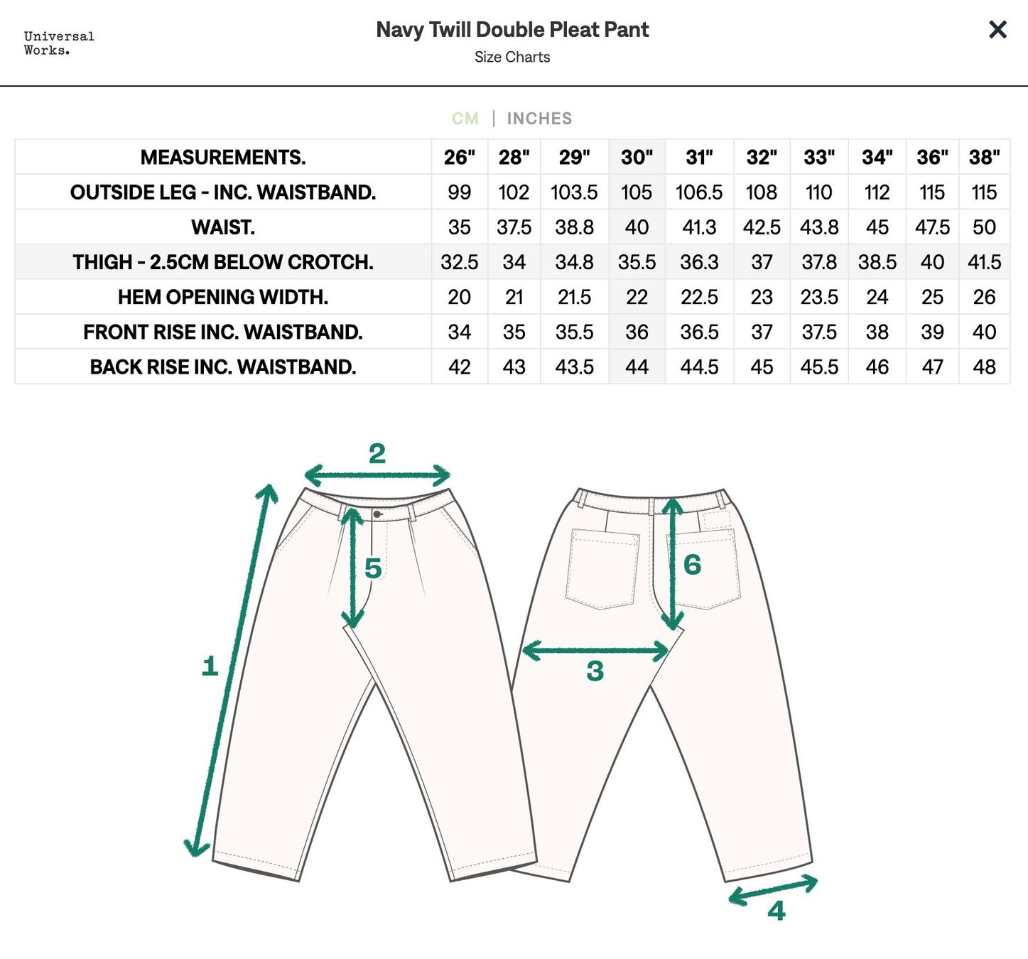 Pantaloni: Universal Works Chino – Nuovo (secondo la descrizione) da Bern venduto da redlentil68 2