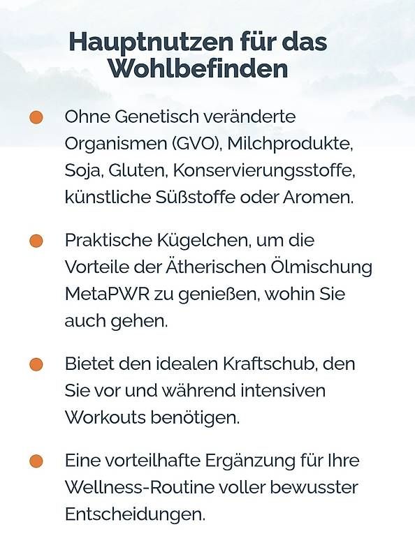 Doterra Oli essenziali: Dõterra Meta PWR Kügelchen – Nuovo e nell'imballaggio originale da Lyss venduto da Infinia 2