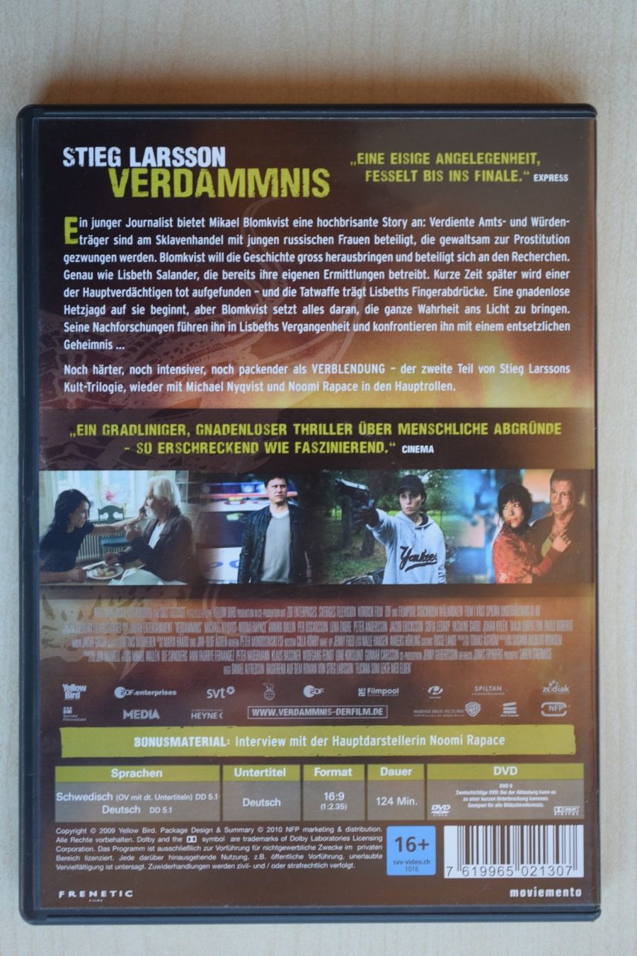 Tutti i DVDs: VERDAMMNIS (138) – Usato da Reutigen venduto da DONDON55 1