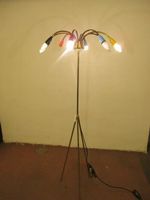 Vintage Lampe Stehlampe Tripodlampe Tütenlampe 50er 60
