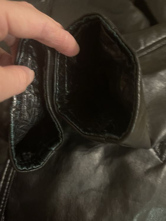 Giacche: Lederjacke GF Ferre Lederjacke schwarz Gr. S Vintage Italien – Usato da Rüschlikon venduto da Lajniii 5