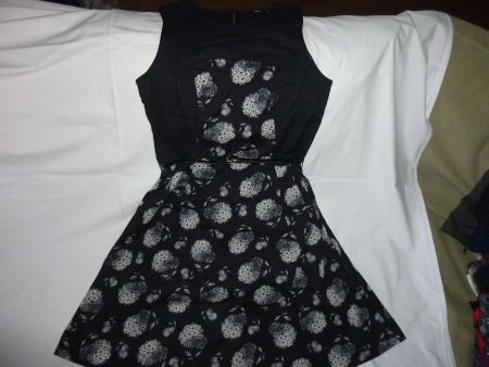 100% cotton dress,  Size 36, Worn once, like new