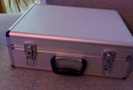 Alu-Koffer ca.45x32cm, Silber,, guter Zustand