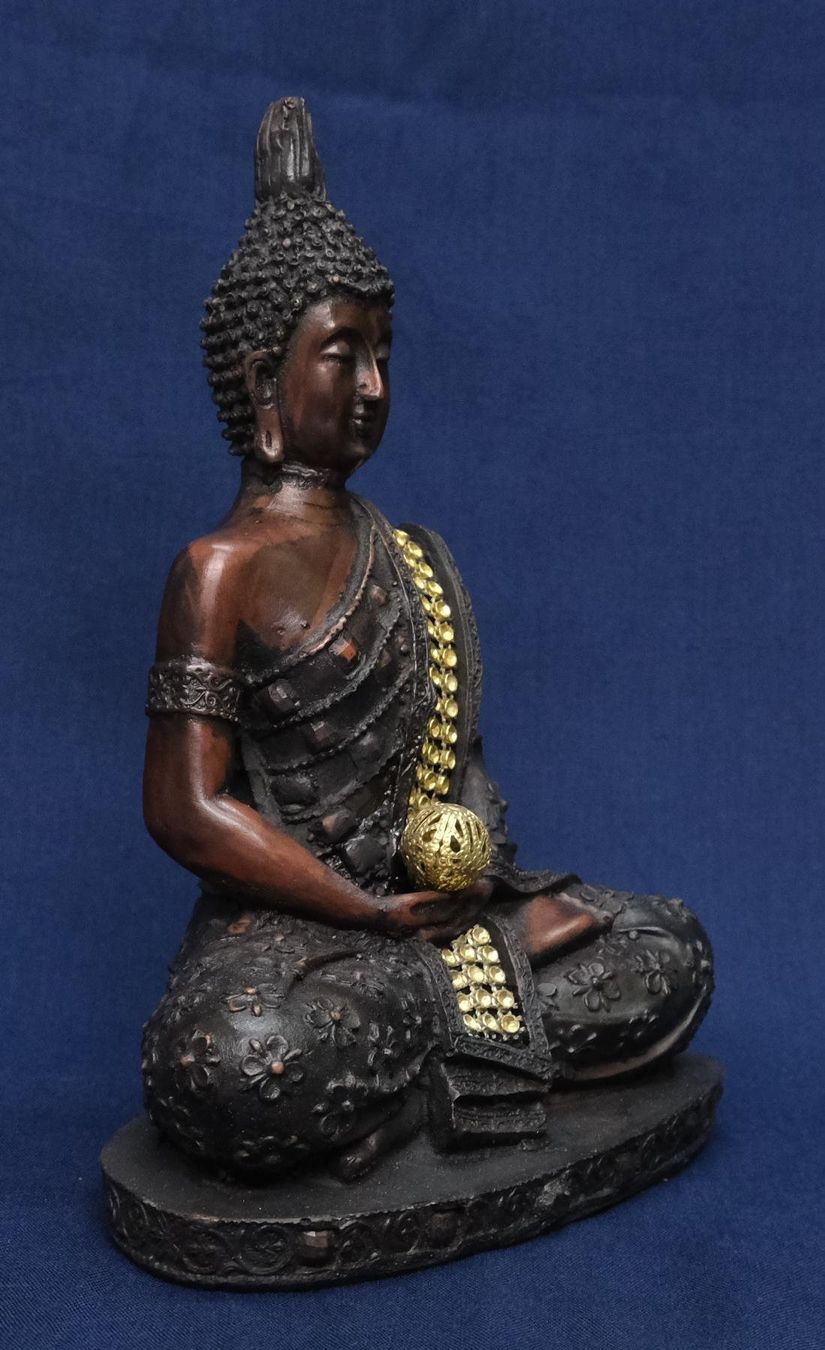 Sculture & Statue: Buddha in Meditation, filigran verziert – Nuovo (secondo la descrizione) da Zürich venduto da Masala-Oase 5