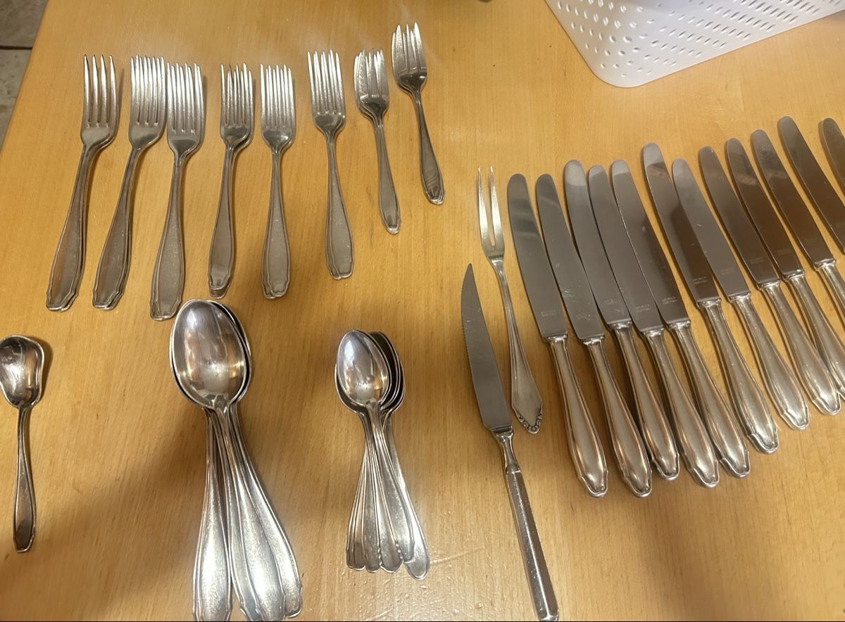 Set di posate: Besteckset 90 er Silber  – Usato da Bülach venduto da ik1808
