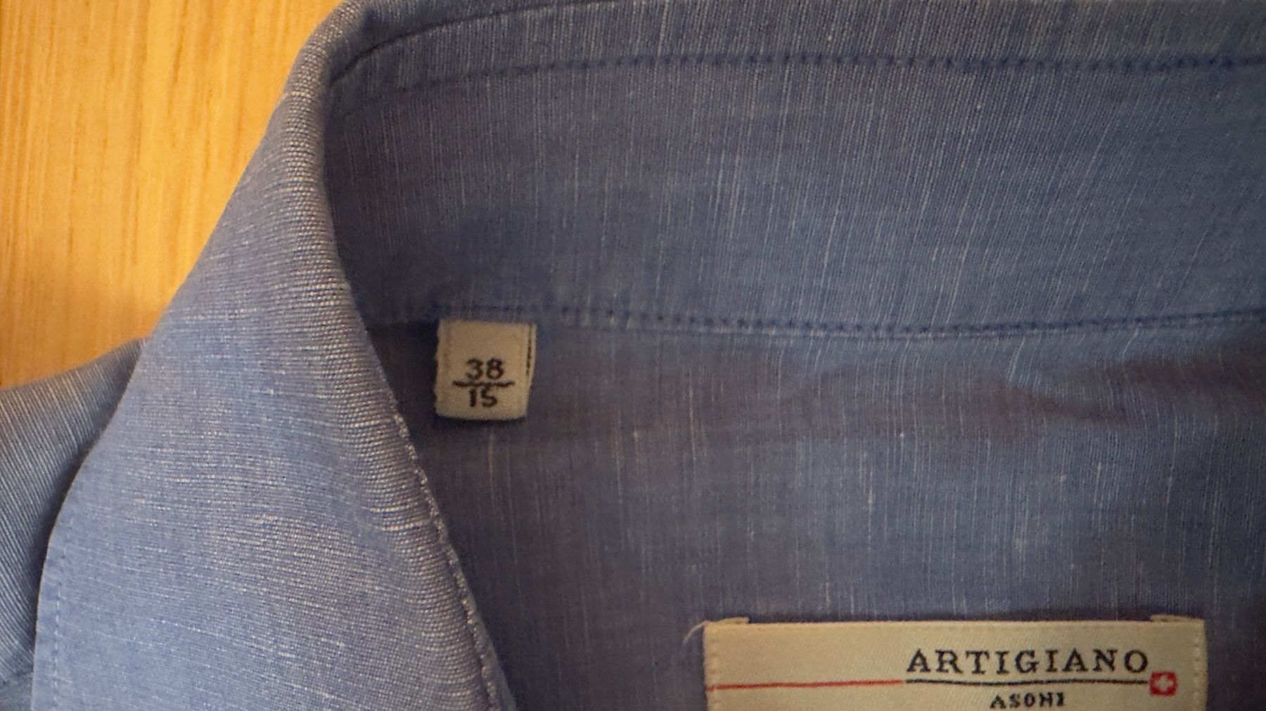 Camicie: Artigiano Hemd Misto Lino Gr. 38 – Nuovo (secondo la descrizione) da Küsnacht ZH venduto da Gila1983 3