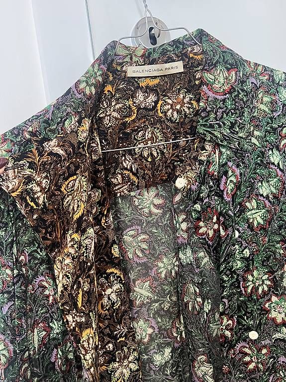 Balenciaga Camicette: Balenciaga Bluse  Grösse 40  florales Muster – Usato da Breganzona venduto da maggy_l 2