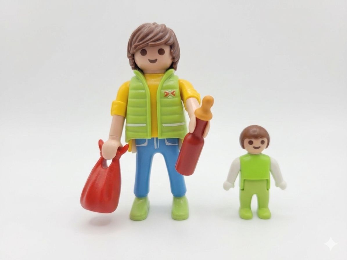 Spielzeuge: Playmobil, Vater/Kind – Gebraucht aus Gunzwil von Zappelhans
