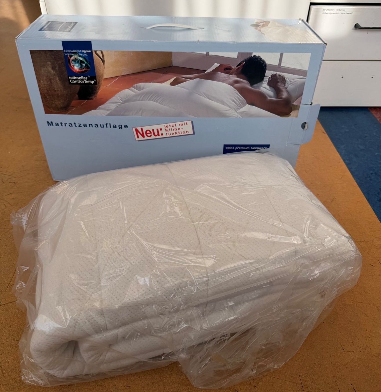 Materassi: ThermoBalance Matratzenauflage mit Klimafunktion, 90x200cm – Nuovo e nell'imballaggio originale da Wohlen AG venduto da Rondat