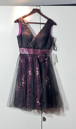 Jovani Dress size 4, purple and black, Party Cocktail