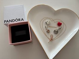 Pandora Charms - Herz / Familie / Rose