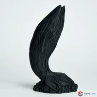 Eternal Whale – Artistic Marine Sculpture - 3D Printed