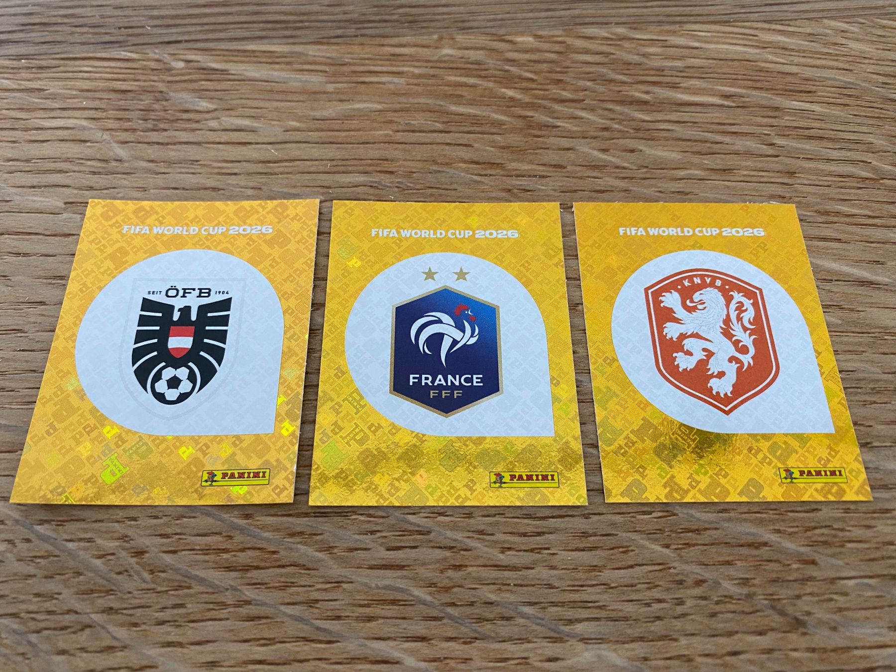 Panini Sammelbilder & Trading cards: Panini WM 2026 3 Mannschaftsflaggen – Neu (gemäss Beschreibung) aus Trüllikon von immense