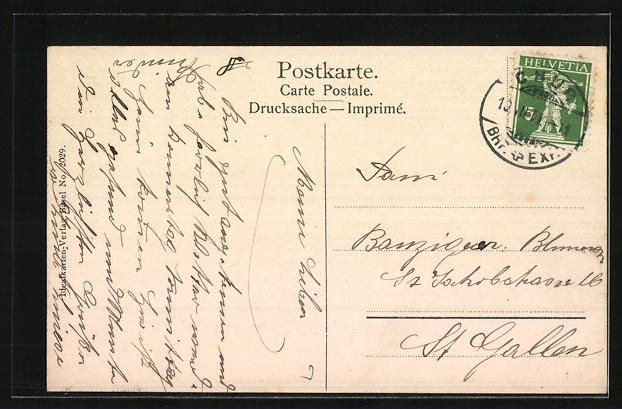 Cartoline postali: AK Chur, Blick zum Obertor – Usato da Berlin venduto da bartko-reher 1